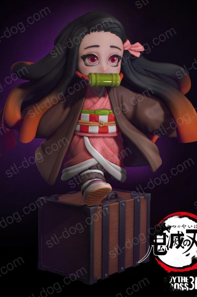 鬼灭之刃 祢豆子（Nezuko）3D打印图纸